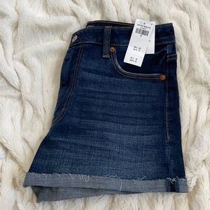 Abercrombie High-Waisted Denim Shorts - Size 30